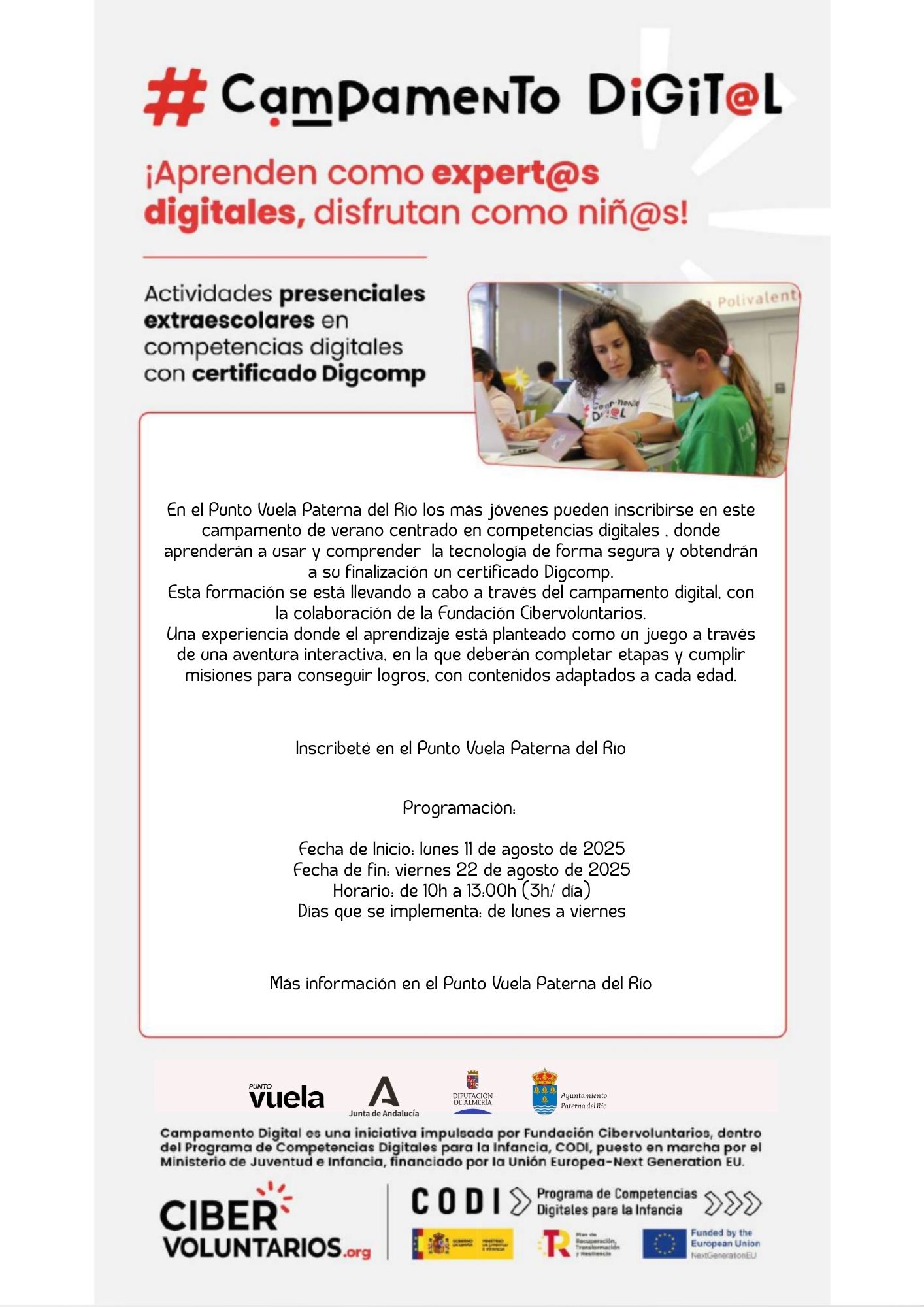 cartel cibervoluntarios