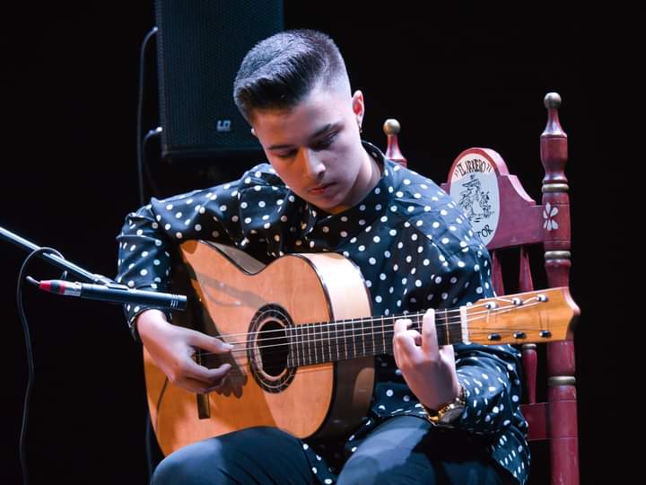 Guitarrista flamenco.